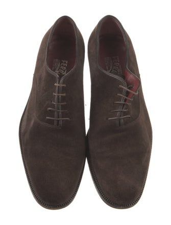Ferragamo Suede Oxfords