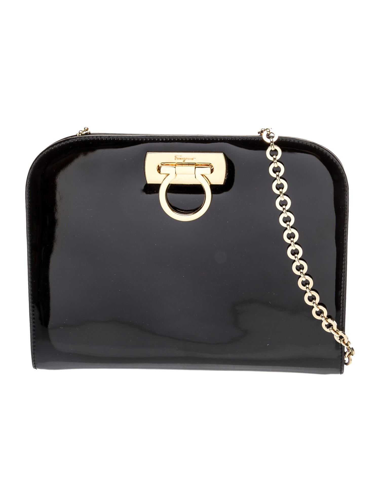 Ferragamo Gancini Clutch