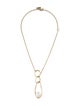 Ferragamo Faux Pearl Pendant Necklace