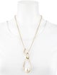 Ferragamo Faux Pearl Pendant Necklace