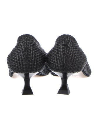 Ferragamo Vara Bow Accent Leather Pumps