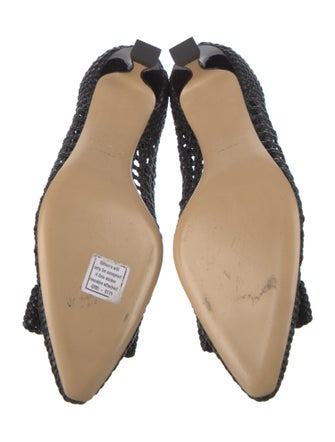 Ferragamo Vara Bow Accent Leather Pumps