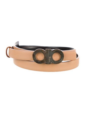 Ferragamo Skinny Leather Belt