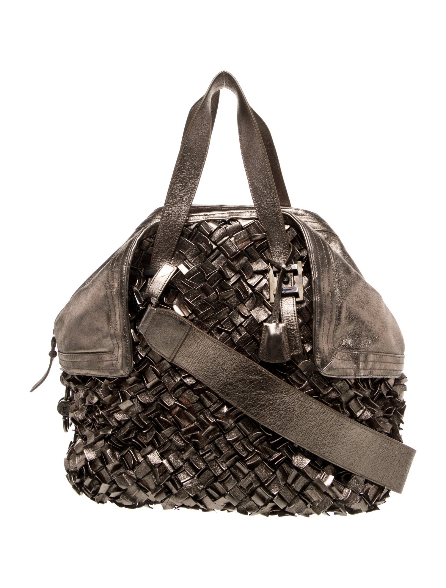 Ferragamo Leather Messenger Bag