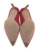 Ferragamo Suede Bow Accents Pumps