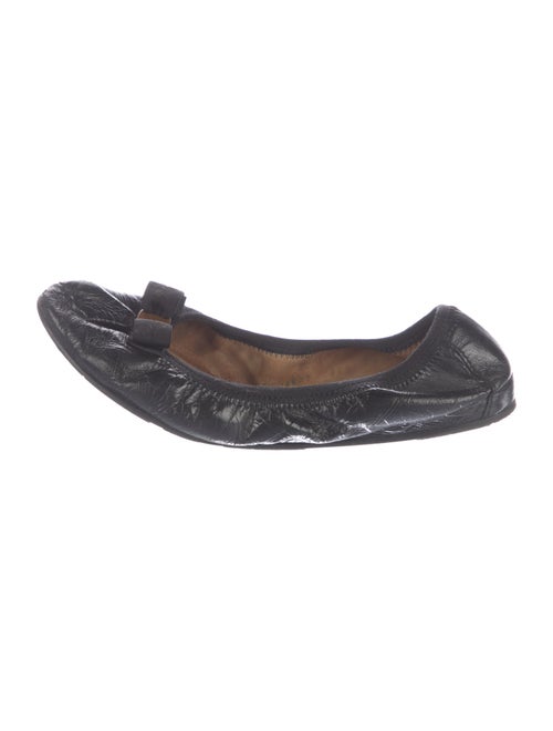 Ferragamo Leather Ballet Flats