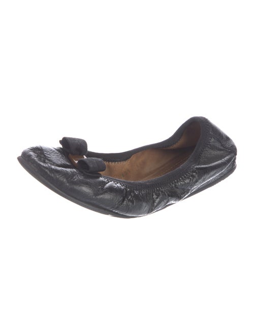 Ferragamo Leather Ballet Flats
