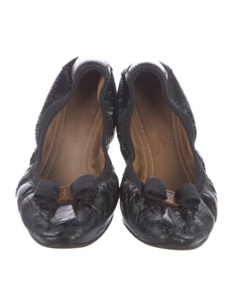 Ferragamo Leather Ballet Flats