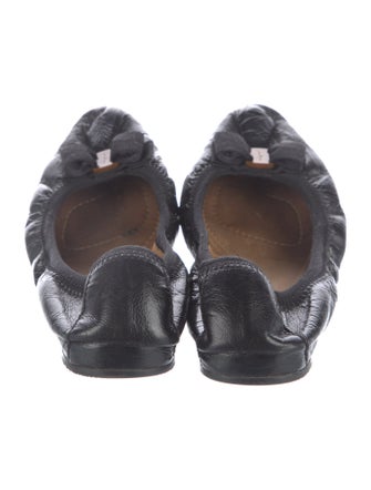 Ferragamo Leather Ballet Flats