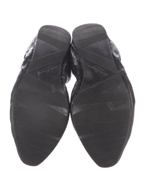 Ferragamo Leather Ballet Flats