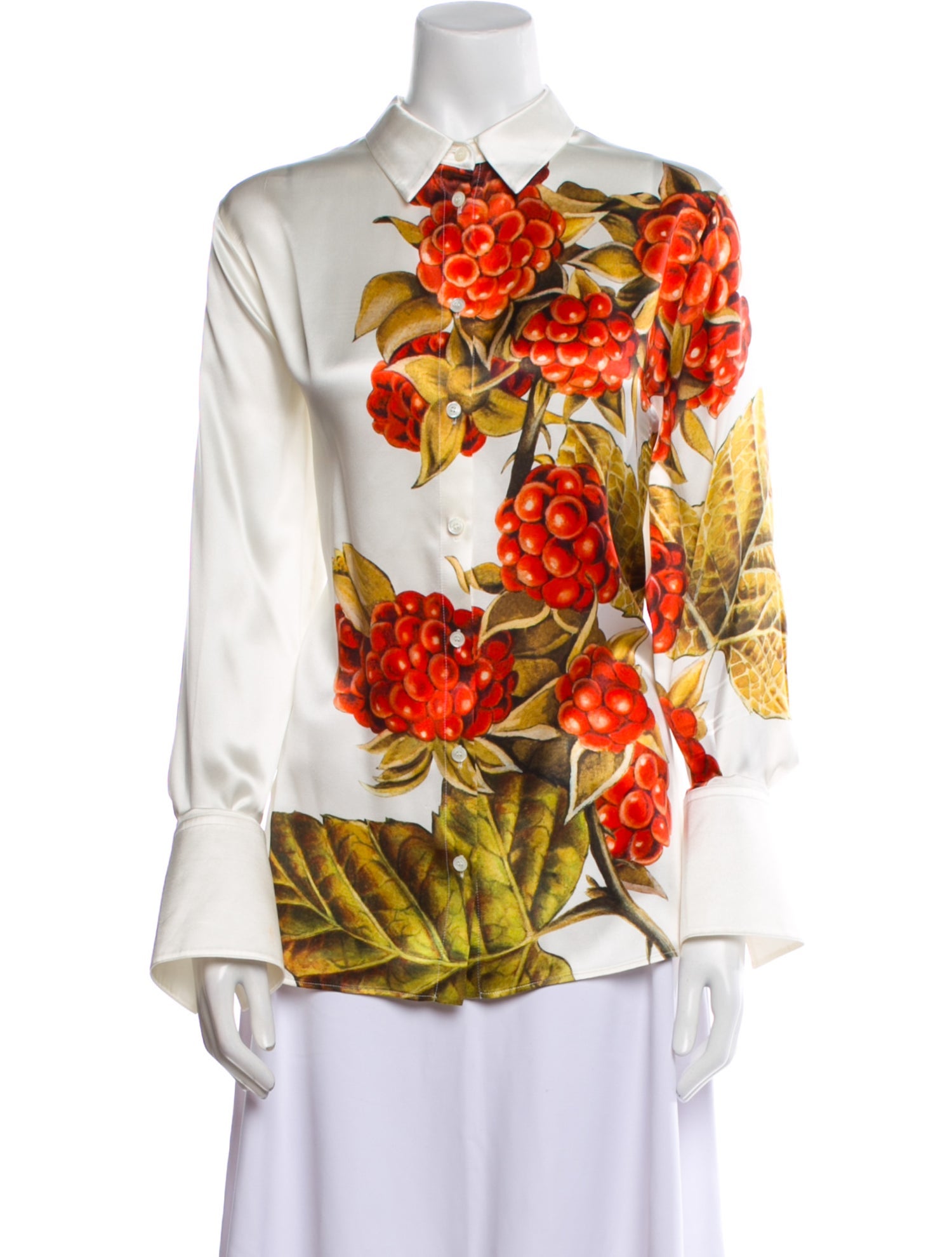 Ferragamo Silk Printed Blouse