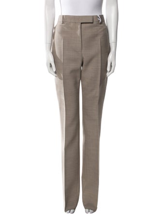 Ferragamo Virgin Wool Straight Leg Pants
