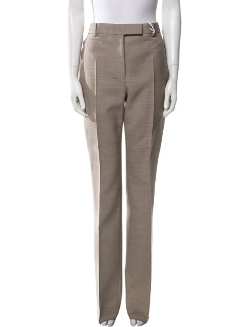 Ferragamo Virgin Wool Straight Leg Pants