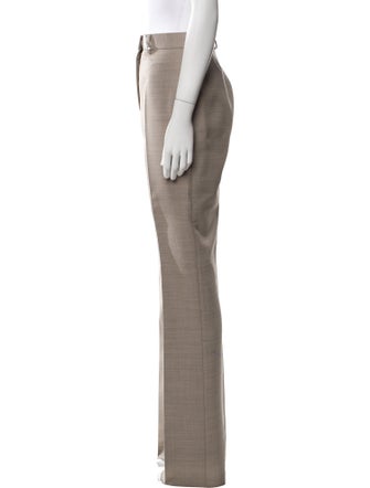 Ferragamo Virgin Wool Straight Leg Pants