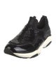 Ferragamo Neoprene Colorblock Pattern Sneakers