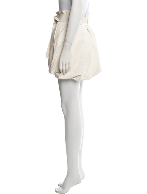 Ferragamo Lamb Leather Mini Skirt