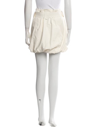 Ferragamo Lamb Leather Mini Skirt