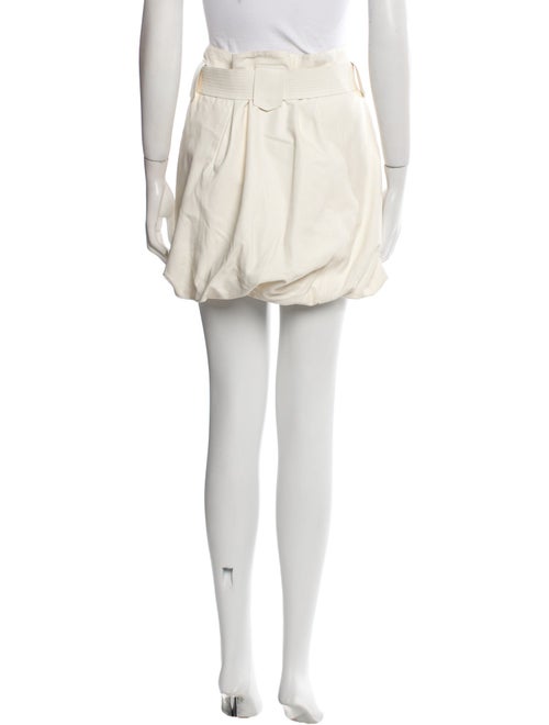 Ferragamo Lamb Leather Mini Skirt