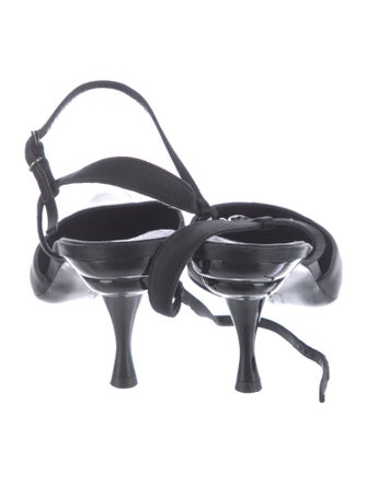 Ferragamo Satin Slingback Pumps