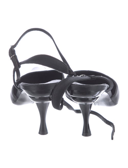 Ferragamo Satin Slingback Pumps