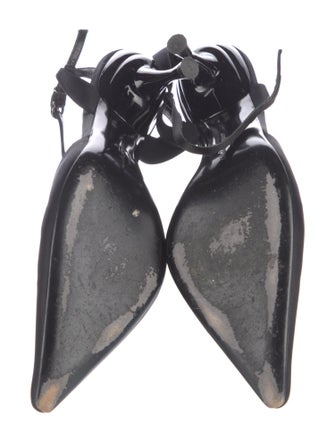 Ferragamo Satin Slingback Pumps