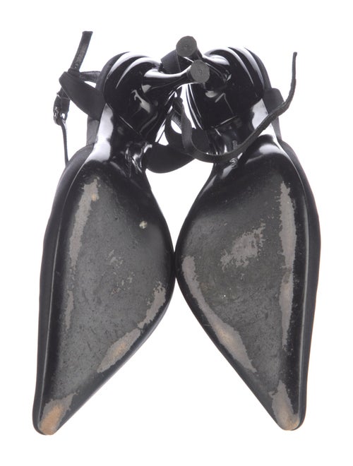 Ferragamo Satin Slingback Pumps