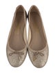 Ferragamo Glitter Glitter Accents Ballet Flats