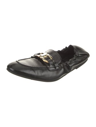 Ferragamo Leather Ballet Flats