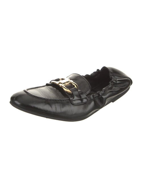 Ferragamo Leather Ballet Flats