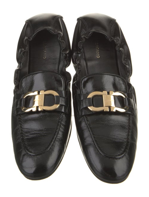 Ferragamo Leather Ballet Flats