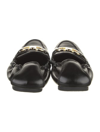 Ferragamo Leather Ballet Flats