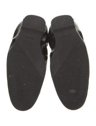 Ferragamo Leather Ballet Flats