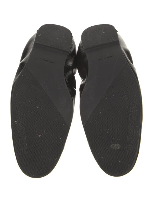 Ferragamo Leather Ballet Flats