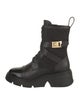 Ferragamo Leather Combat Boots