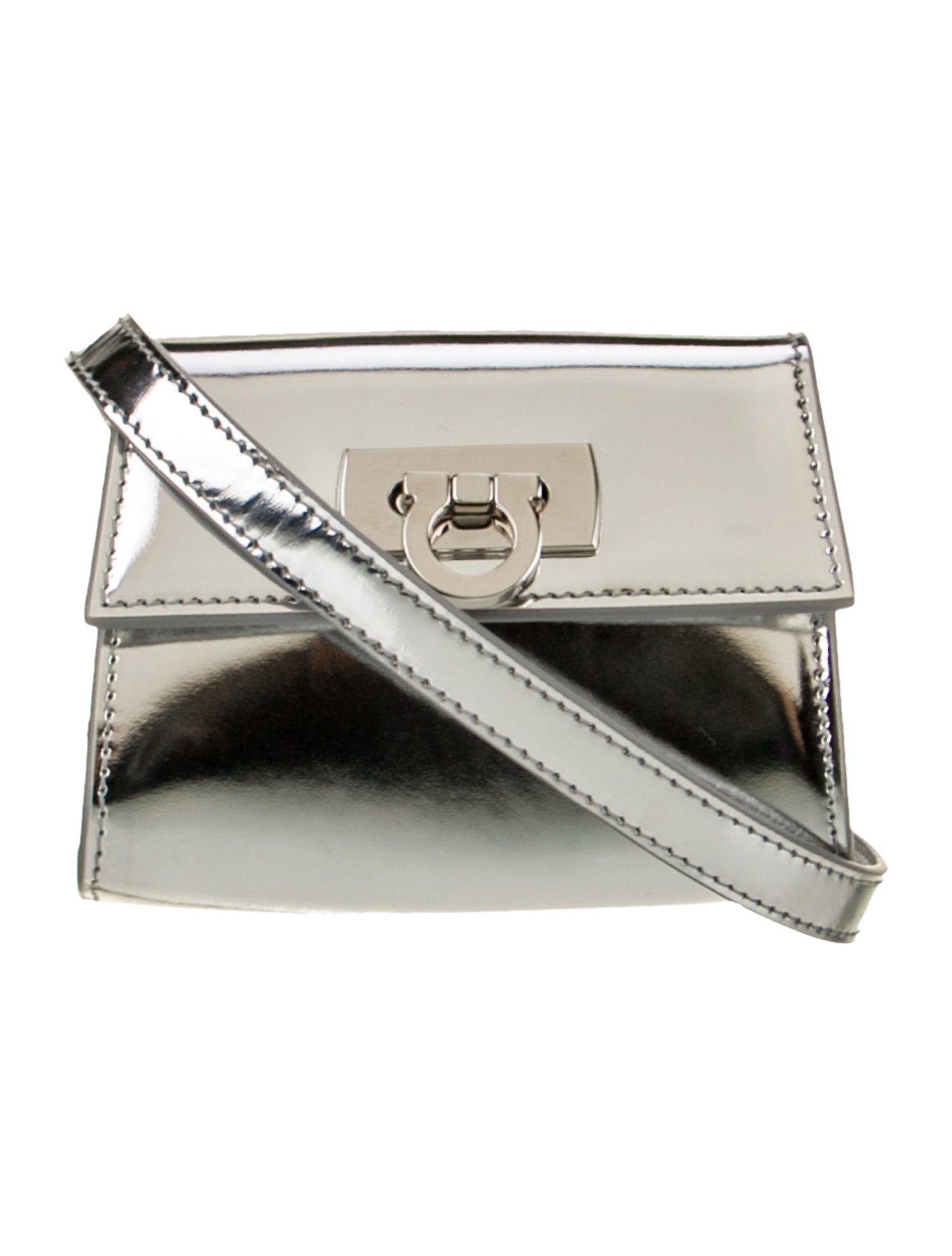 Ferragamo Patent Leather Crossbody Bag
