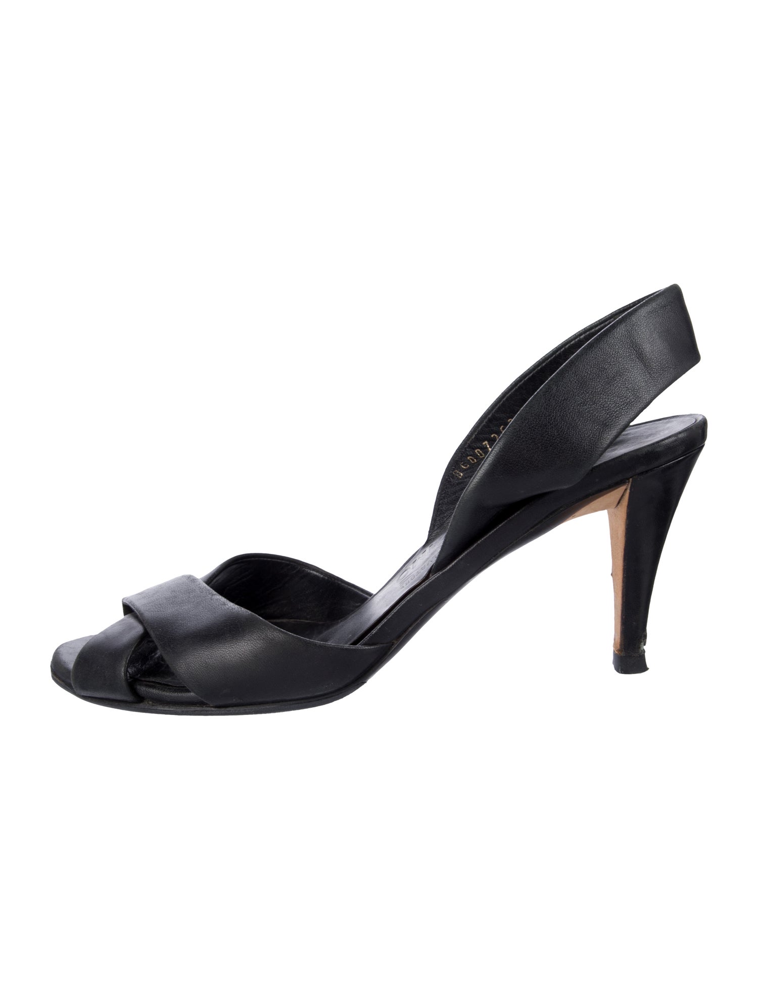 Ferragamo Leather Slingback Sandals