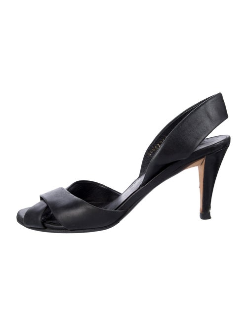 Ferragamo Leather Slingback Sandals