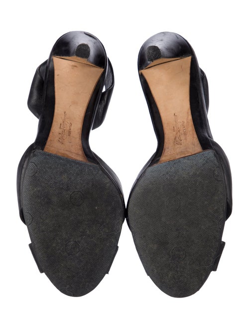 Ferragamo Leather Slingback Sandals