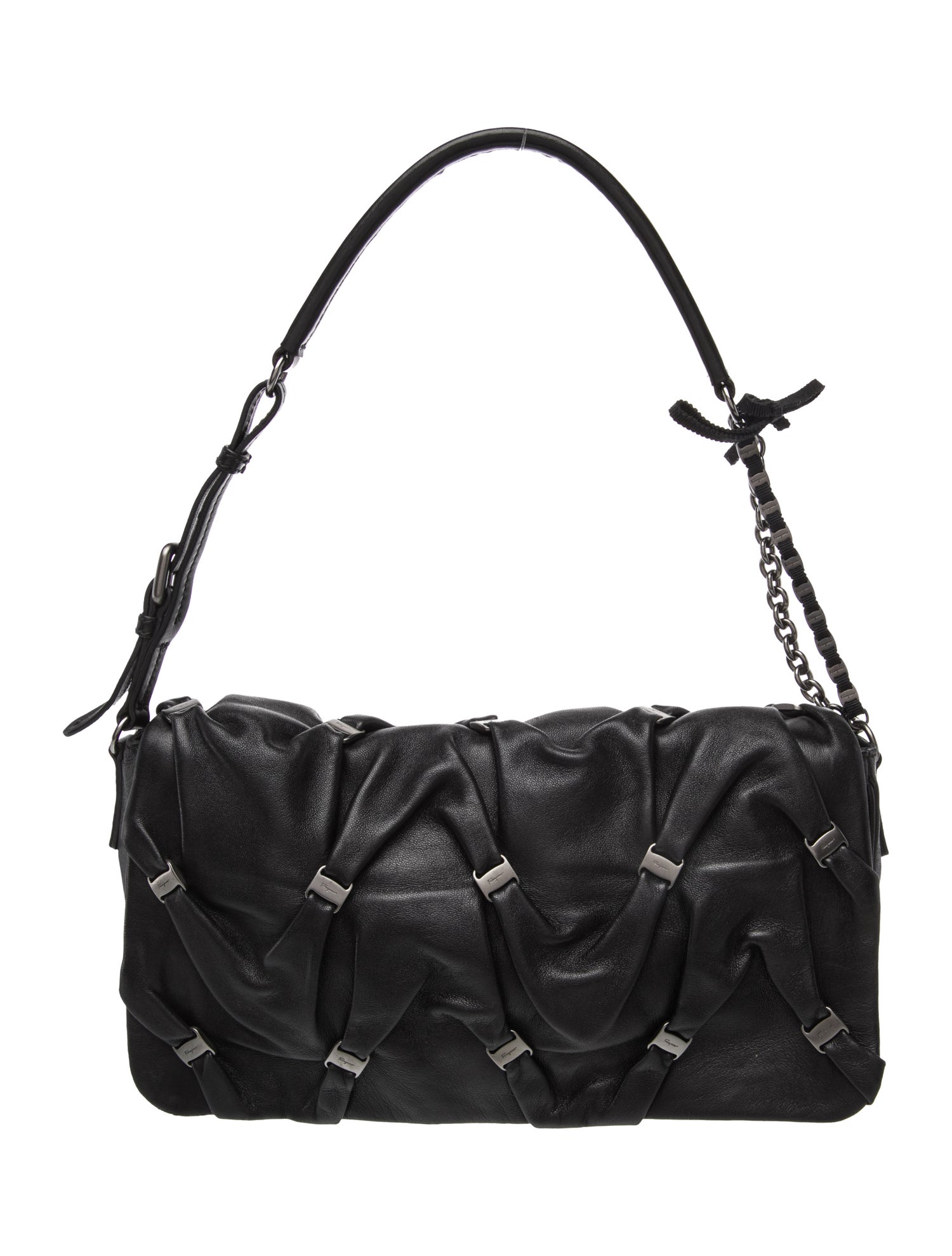 Ferragamo Leather Shoulder Bag