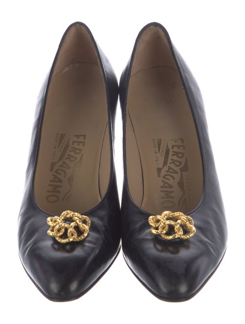 Ferragamo Leather Pumps