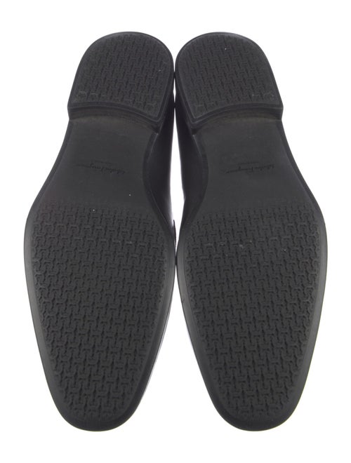 Ferragamo Gancini Logo Leather Dress Loafers