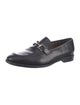 Ferragamo Leather Monk Straps