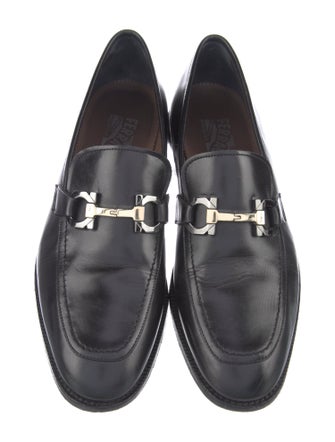 Ferragamo Leather Monk Straps