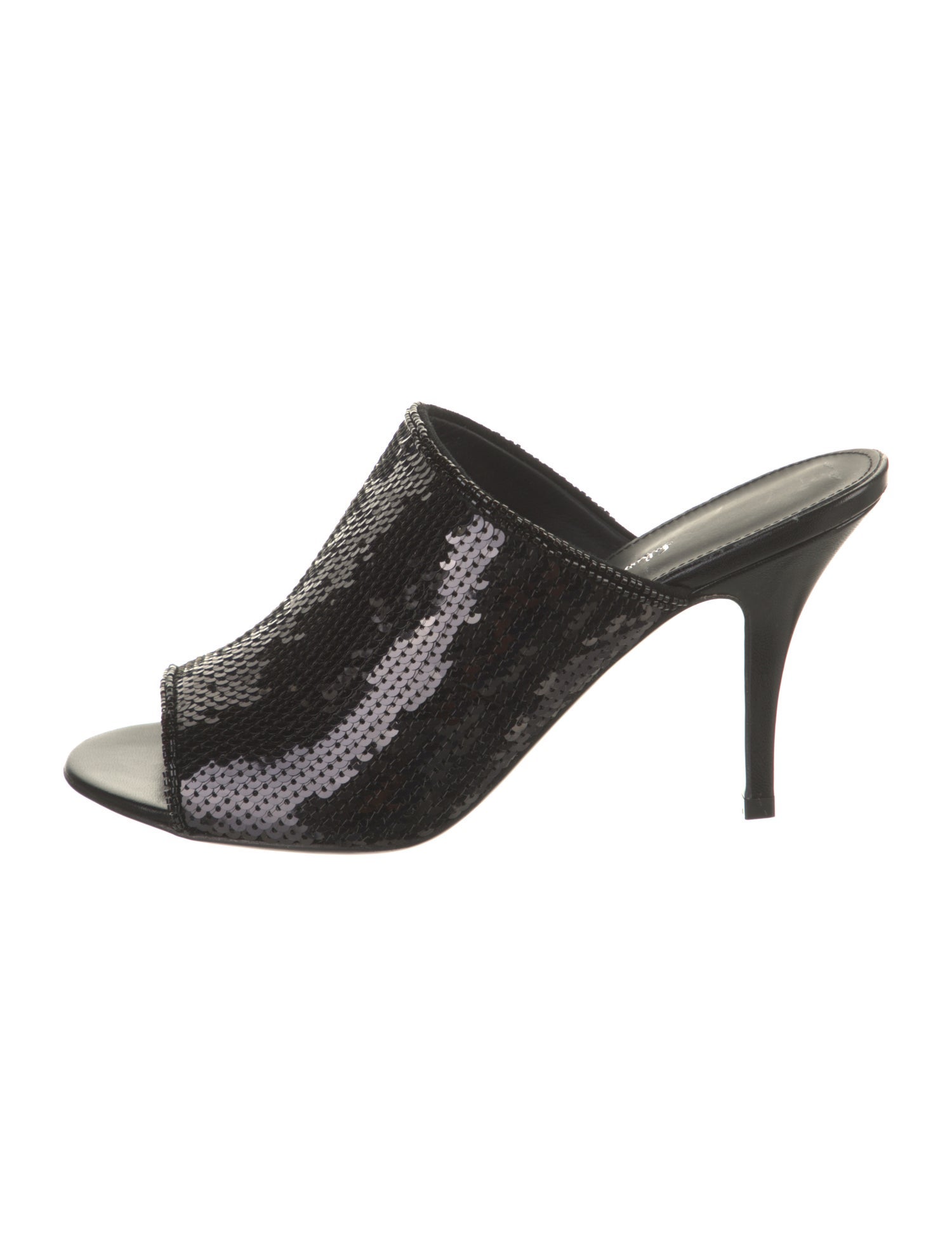 Ferragamo Sequins Sequin Embellishments Slides