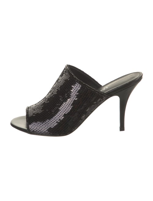 Ferragamo Sequins Sequin Embellishments Slides