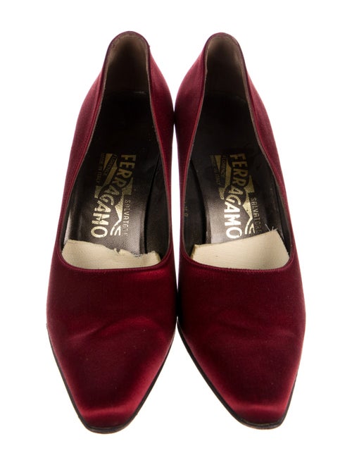 Ferragamo Satin Pumps