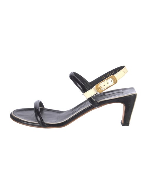 Ferragamo Patent Leather Slingback Sandals