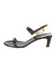 Ferragamo Patent Leather Slingback Sandals