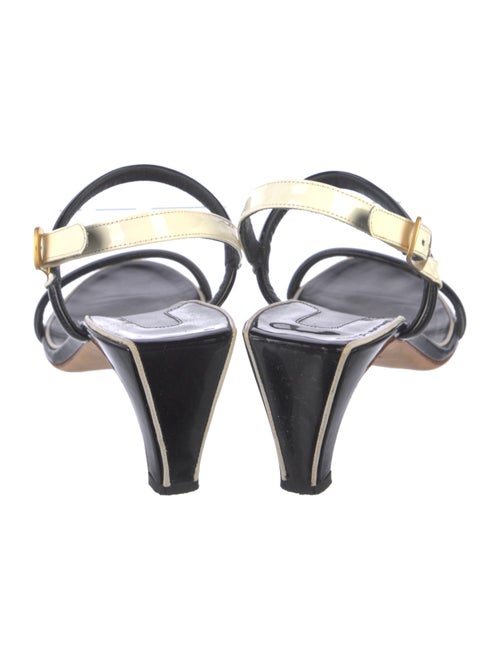 Ferragamo Patent Leather Slingback Sandals