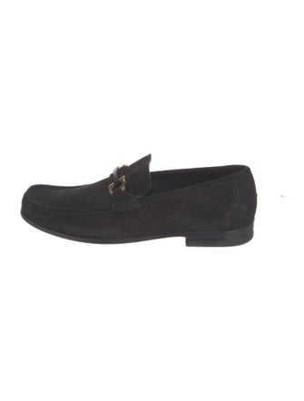 Ferragamo Suede Dress Loafers